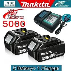 Makita 18V, 5Ah, BL1850B, Lithium-Ionen-Akku, originaler Makita 18V Akku BL1850 BL1860B BL1860 BL1840B