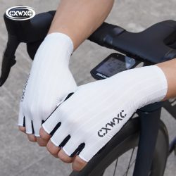 CXWXC Radfahren Halbfingerhandschuhe Männer Frauen Atmungsaktiver Anti-Rutsch-Handschuh Fitness Sport Trainingshandschuhe mit verlängertem Handgelenkschutz