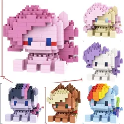 Lustige Joy My Little Pony Bausteine Lega Equestria Mädchen-Figur Twilight Sparkle Bausteine Cartoon-Charakter Spielzeug