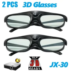 2PCS 3D Gläser Aktive Shutter 96-144HZ für BenQ Acer X118H P1502 X1123H H6517ABD H65108D Optoma JmGo V8 XGIMI Projektor