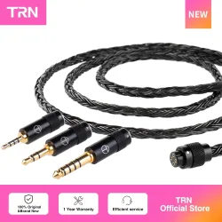 TRN T2 Pro16 Core Kopfhörer Versilbertes HIFI-Upgrade-Kabel 2.5 5-polig/3.5/4.4/Type C 5-polig/QDC/MMCX/0.75/0.78