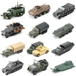 4D 1/72 Militärfahrzeuge Montage Puzzle Modell LKW Panzer Hummer Kriegsmaschine Infanterie Kampfwagen Gepanzertes Auto Kunststoffspielzeug