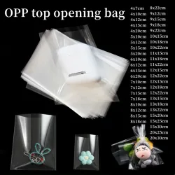 OPP transparenter Süßigkeitenbeutel, Süßigkeiten-Zellophan, Keks, Backen, Lutscherbeutel, Party- und Hochzeitskarte, Geschenkverpackungsbeutel für den Urlaub