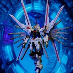 HG SEED 1/144 Mighty Strike Freedom Montagemodellbausatz Actionfigur Anime Mecha Spielzeug Display Figur Schreibtisch Deko Sammlerstück Geschenk