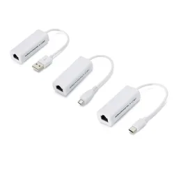 USB zu RJ45 Ethernet Kabel Splitter Verlängern Adapter Micro USB2.0 100Mbps Netzwerk Karte für Tablet Laptop PC Computer Android