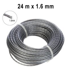 Für Bosch F 016800462   Ersatz 24 m x 1,6 mm elektrischer Rasenmäher-Trimmerfaden, Spulengewinde für ART 24?36 Gartenwerkzeugteile