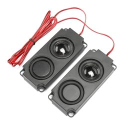 8? 5W tragbarer Heavy Bass Audio Hohlraum 40mm magnetischer Dual-Lautsprecher für TV-Monitor Magnetlautsprecher