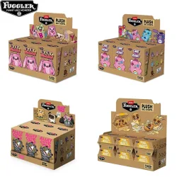 Original Fuggler ALLEY CATS Schlüsselanhänger Plüschtiere Blind Box Fugglers Zahnmonster Baby Baddies Schlüsselring Gefüllte Plüschpuppen