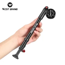 WEST RADFAHREN Fahrrad Pumpe 300PSI/400PSI Hochdruck Fahrrad Gabel Pumpe Tragbare Schrader Ventil Inflator Fahrrad Zubehör
