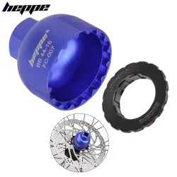 HEPPE Fahrrad Scheibenbremse Centerlock Sicherungsring Installieren und Entfernen Werkzeug Sicherungsring Entferner Dual-Use-Schlüssel für SHIMANO Sicherungsring BB52