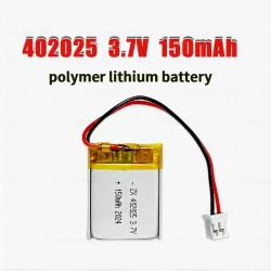 402025   3,7 V 150 mAh Li-Polymer 042025   Li Po Akku für Bluetooth Headset Tastatur Maus Smart Kinderuhr Ersatzbatterien