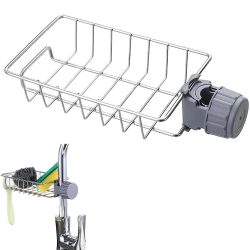 Küche Waschbecken Abfluss Rack Schwamm Lagerung Flexible Wasserhahn Halter Seife Abtropffläche Handtuch Rack Regal Organizer Küche Zubehör