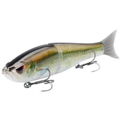 Bassdash Swimbaits Pike Trout Glide Baits Minnow Hard Bass Angelköder 17,8 cm/62,5 g 11,5 cm/18,4 g