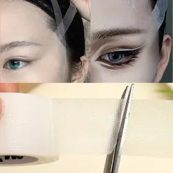 Neue 8M/Rolle PE Gesichts Band Professionelle Lift Falten Cosplay Make-Up Band Transparent Schönheit Make-Up-Tool V-linie Facelift Band