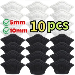 10 Stück/Set Einlegesohlen für Schuhe, Fersenpolster für Sportschuhe, größenverstellbare Fußpolster, Fersenschutz, Rückseitenaufkleber, Schuhpolster