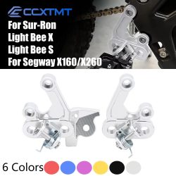 Elektrische Motocross CNC Fußrasten Befestigungs Halterung Ruht Pedal Halterung Unterstützung Halterung Für Surron Light Bee X S Für Segway X160 X260