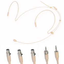 Doppel-Ohrbügel Headset Mikrofon Headworn Omnidirektionale Kondensator Patrone Mikrofon Für Sennheiser Für Shure Wireless