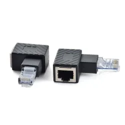 Up Down Links Rechts Winkel Ethernet Adapter 90 Grad und 270 Grad RJ45 8P8C Ethernet Buchse auf 8P8C Stecker Adapter