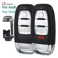 3 4 Tasten für Audi A4l A3 A4 A5 A6 A8 Quattro Q5 Q7 A6 A8 Fernbedienung Schlüssel Shell Fall Fob Ersatz Fernbedienung Smart Auto Schlüssel Shell