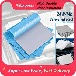 Thermal VIDA 24W/Mk Wärmeleitpad 80x40mm/100x100mm für GPU CPU Kühler, leitfähiges Silikon, hochwertige Wärmeisolierung