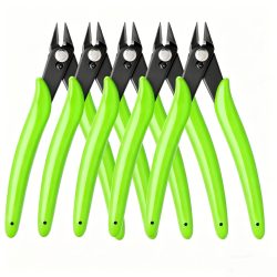 BOMURPHY 170 Flachzange, Präzisionsdrahtschneider für Schmuckherstellung, Perlenarbeiten und Schmuck, 3D-DIY, elektronische Werkzeuge