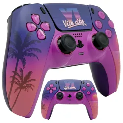 Sunset City PS5 Controller-Gehäuse mit Touchpad für DualSense Controller, Ersatz für BDM-010 bis BDM-060