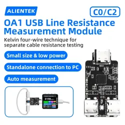 ALIENTEK OA1 USB-Kabelwiderstandsmessmodul ? Unabhängige Kabelwiderstandsmessung, Kelvin-Vierdraht-Methode