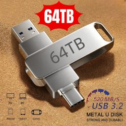 Neue 16TB USB 3.2 Flash-Laufwerke Hochgeschwindigkeits-Übertragung Metall-Pendrive Speicherkarte Flash-Disk Memoria Wasserdichter Stick 2026