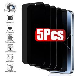 5er-Pack Vollflächiger Anti-Spy Displayschutz für iPhone 17 16 12 13 14 15 PRO MAX 14 Plus Gehärtetes Glas Sichtschutz 15 Plus 16 Pro Max