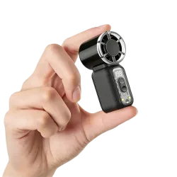 NONE, Meistverkaufter Sommer-Super-Mini-Akku-Handventilator mit hoher Geschwindigkeit, starkem Wind, ultra-leisem Betrieb und digitaler Anzeige