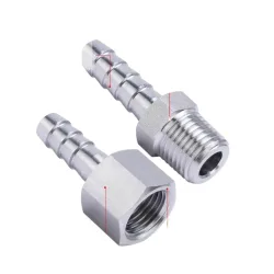 Hochdruck 4 6 8 10 12 14 16?20 mm Schlauchtülle 1/8 Zoll 1/4 Zoll 3/8 Zoll 1/2 Zoll 3/4 Zoll BSP NPT männlich weiblich Fitting Connector 304 Edelstahl
