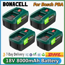 8000 mAh Für Bosch PBA Akku 18 V Für Bosch Power Tools AL1880CV AL1810CV AL18815CV AL1830CV Ersatz Batterie