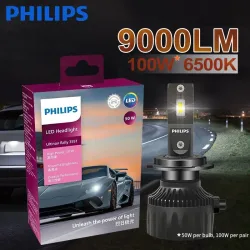 Philips, Philips Ultinon Rally 3551 LED H4 H7 H11 HB3/4 9006 9005 HIR2 Autoscheinwerfer 6500K Weiß Max. Leistung 50W Max. Lumen 4500lm LED-Lampen
