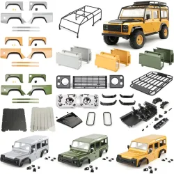 Kunststoff Simulation 324/313mm 5 Türen Monocoque Auto Shell für 1/10 RC Crawler Auto Traxxas TRX4 Defender RD110 Wagon Diy Teile
