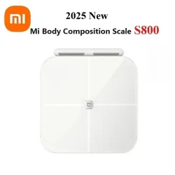 Xiaomi Mijia Smart Scale S800 8-Elektroden-Körperfettwaage Dual-Frequenz BIA Bluetooth gehärtetes Glas Mijia App kompatibel