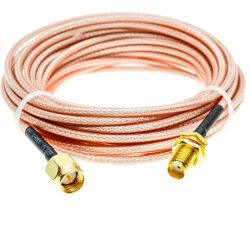 RG316 KABEL SMA Stecker auf SMA Buchse Schott Crimp Stecker Koax RF Verlängerungskabel Koaxial Jumper Pigtail Draht