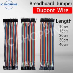 Überbrückungskabel, 40 Stück, DuPont-Leitung, DuPont-Kabelverbindung, Stecker auf Stecker + Buchse auf Buchse und Stecker auf Buchse für Arduino-DIY-KIT