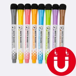 1 Set Schule Klassenzimmer Liefert Magnetische Löschbare Whiteboard Stifte Marker Trockenen Radiergummi Seiten Kinder Zeichnung Stift Bord Marker