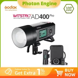 Godox 400W AD400Pro WITSTRO All-in-One Outdoor-Blitzgerät AD400Pro mit Li-Ionen-Akku, TTL, HSS und integriertem 2,4G Wireless X-System