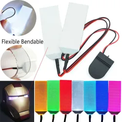 Flexible, biegsame DIY-LED-Licht-Augen-Sets für Iron Man, Halloween-Helm, Maske, Augenlicht, Cosplay-Zubehör, kann abgeschnitten werden