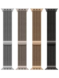 Milanese Loop Armband für Apple Watch 46mm 44mm 45mm 40mm 42mm 41mm Correa Armband iWatch Series 12 SE 11 10 Ultra 4 3 49MM