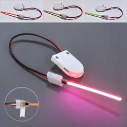 3V COB 40mm 59mm 70mm Meteorschauer Fließendes Wasser Lampe LED Filament Licht Dioden Teile mit Schnalle Kein Schweißen Nötig 2-Pin/Batterie