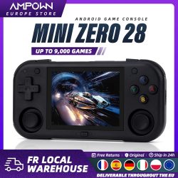AMPOWN Mini Zero 28 Handheld-Spielkonsole Retro-Spielgerät 2,8