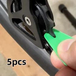 Kunststoff-Kettenreiniger mit 12 Gängen für Fahrradwartung, Reinigung, Schaber, Fahrrad-Umwerfer-Rad-Schmutzentferner-Werkzeug