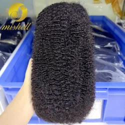 10-16 Zoll Natürliche 4C Afro Kinky Curly Echthaar-Extensions ohne Tressen, Brasilianisches Remy-Haar zum Flechten von Locs