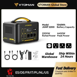 VTOMAN JUMP 2200/JUMP 1800 Tragbares Kraftwerk 828/1548 Wh LiFeP04 Batterie Solargenerator Solar für Zuhause Outdoor Camping