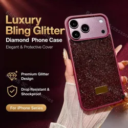 Für iPhone 18 Pro Max 17 16 15 14 13 12 Plus Handyhülle Luxuriöse Elegante Glitzernde Diamant-Schutzhülle