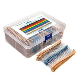 300/600 stücke 1% Widerstands satz Widerstand 1/4w Metall film widerstände Kit 10Ohm ~ 1m Ohm 30 Werte Kit für elektronische Komponenten