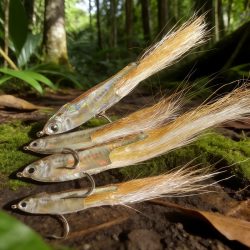 5/6 Stück Realistische Minnow-Fliegenfischerköder mit 3D-Augen, Fischköder für Forellen- und Barsch-Angeln in Süß- und Salzwasser