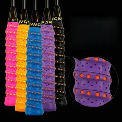 10 Stück Schweißabsorbierendes Racket-Antirutschband Griffband für Tennis Badminton Squash